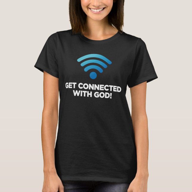 Camiseta Oração fé Conecte-se com seu Deus (Frente)