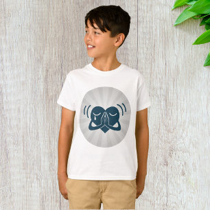 Camiseta Oração Minimalista Coração Espiritual Chorando