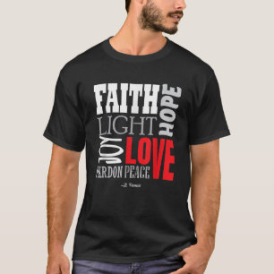 Camiseta Oração Religiosa Católica Santo Francis para Ofert