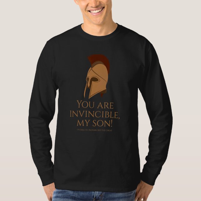 Camiseta Oráculo De Delphi Para Alexandrar O Excelente Que  (Frente)