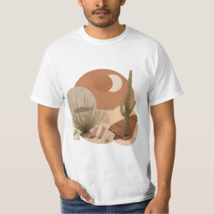 Camiseta Oráculo do Deserto: Minimalismo do sudoeste