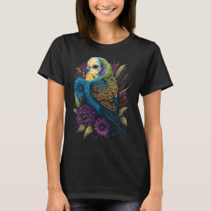 Camiseta Oradora do Orçamento Mãe Flor, Pássaro de Pássaro 