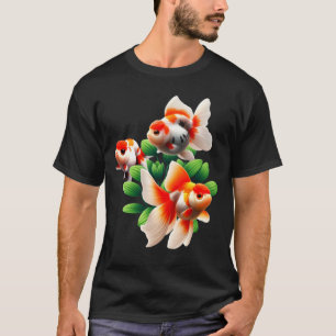 Camiseta Oranda Ranchu Rico Goldfish Art