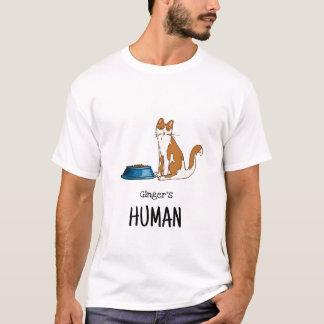 Camiseta Orange and White Cat Shirt