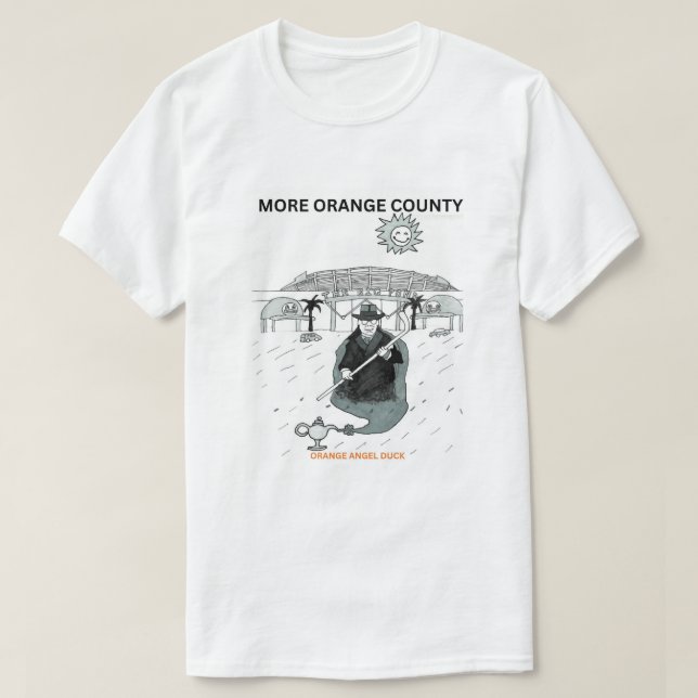 Camiseta ORANGE ANGEL DUCK More Orange County Chapter shirt (Frente do Design)