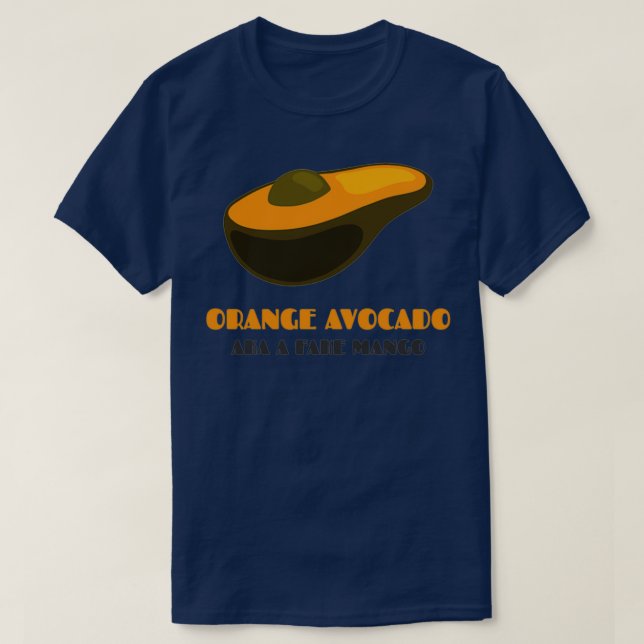 Camiseta Orange Avocado Aka A Falso Mango (Frente do Design)