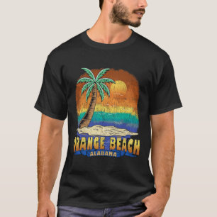 Camiseta Orange Beach Alabama Vintage angustiou Souvenir