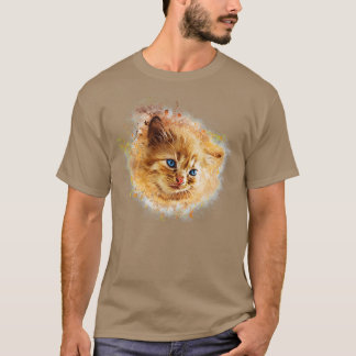 Camiseta Orange cat Felis catus