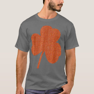 Camiseta Orange Clover Irish St Patricks Dia da Sorte