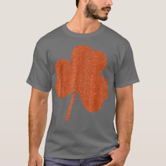 Camiseta Orange Clover Irish St Patricks Dia da Sorte