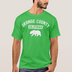 Camiseta Orange County California Flag Cali Bear Retro