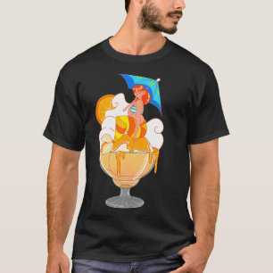 Camiseta Orange Cream Mermaid
