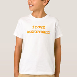 Camiseta Orange I Love Basball