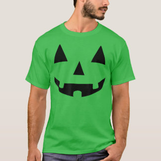 Camiseta Orange Jack O Lantern Halloween Costume Tee Shirt