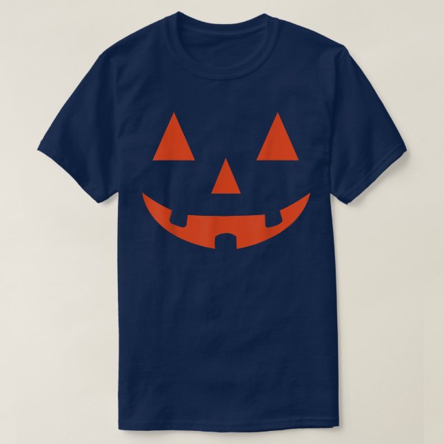 Camiseta Orange Jack O Lantern Halloween Figurume Tee (Frente do Design)