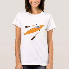 Camiseta Orange Kayak com Oars