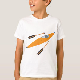 Camiseta Orange Kayak com Oars