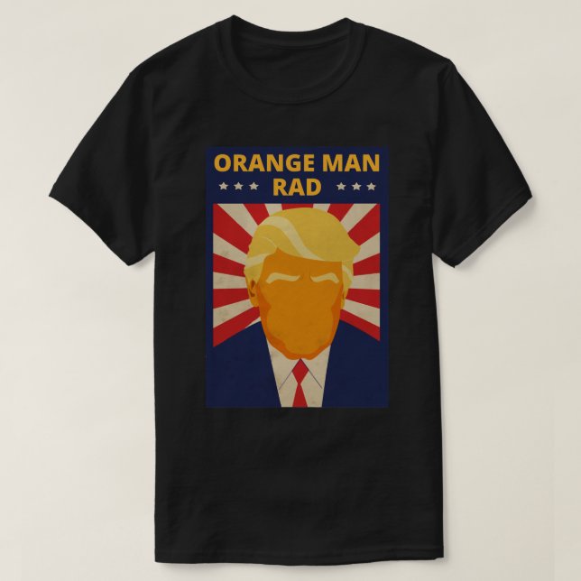 Camiseta Orange Man Rad (Frente do Design)