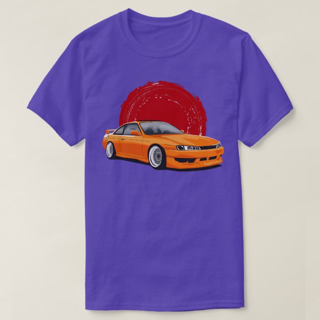 Camiseta Orange Nissan Silvia S14 Kouki (Frente do Design)