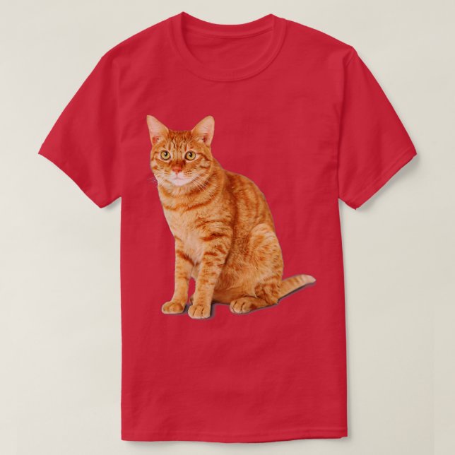 Camiseta Orange Tabby Cat (Frente do Design)