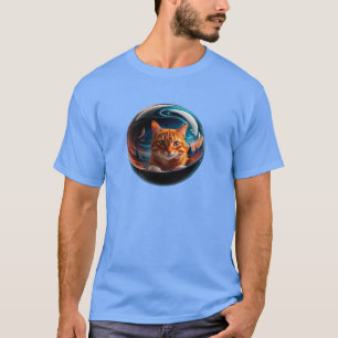 Camiseta Orange Tabby Marble