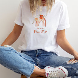 Camiseta Orange Terracotta Boho | Mama Rainbow