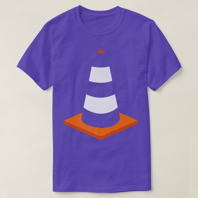 CAMISETA ORANGE TRAFFIC CONE COSTUME HALLOWEET ROAD (Frente do Design)