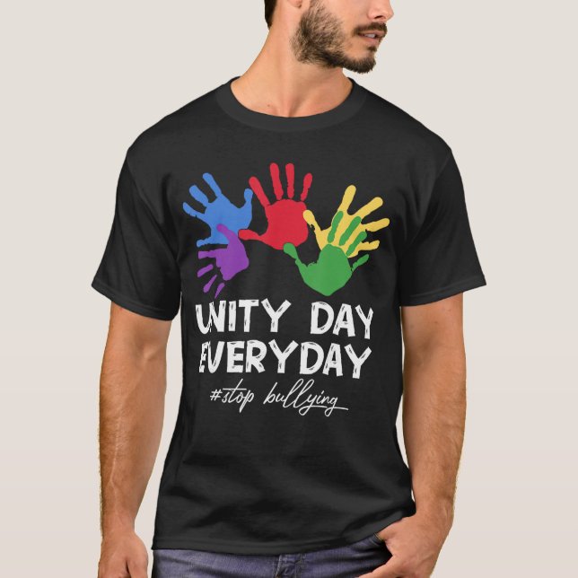 Camiseta Orange Unity Day Everyday Bullying Prevention Awar (Frente)