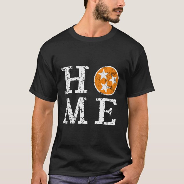 Camiseta Orange White State Flag Tn Ho (Frente)