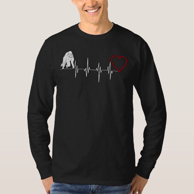 Camiseta Orangutan Heartbeat (Frente)