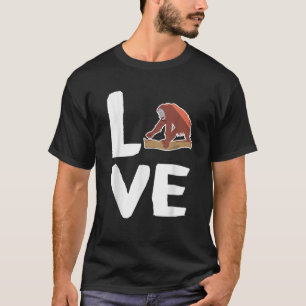 Camiseta Orangutan Love Ape Amantes de os animais Designs ú
