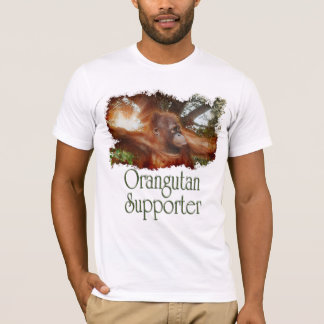 Camiseta Orangutan na selva de Bornéu