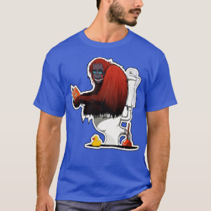Camiseta Orangutan no Toilet