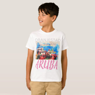Camiseta Oranjestad Aruba, rebocadores #2, menino