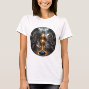 Camiseta Orb De Arte Fractal Leve