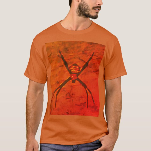 Camiseta Orb Weaver Orange, T-Shirt (Frente)
