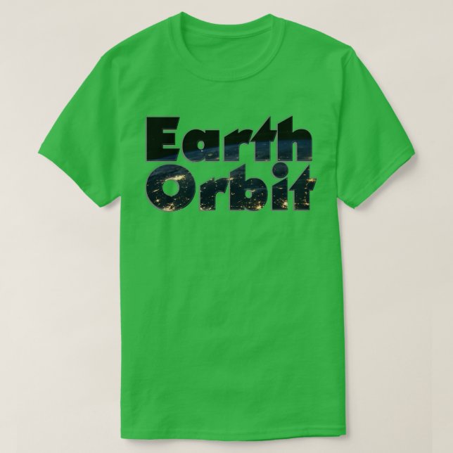 Camiseta Órbita da Terra (Frente do Design)