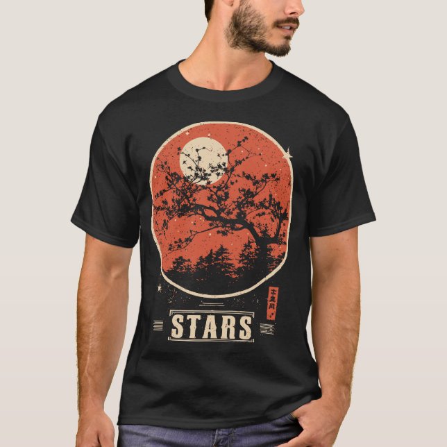 Camiseta Órbita Estática: Silêncio Entre Estrelas (Frente)