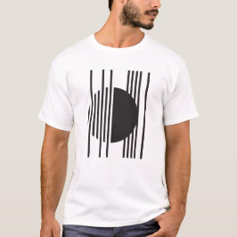 Camiseta Órbita Listrada Geométrica