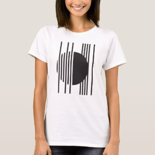 Camiseta Órbita Listrada Geométrica