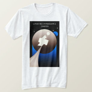 Camiseta Orbitador de Reconhecimento Lunar Arte Espacial