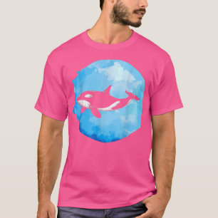Camiseta Orca Amante de os animais do Oceano de Baleia Assa