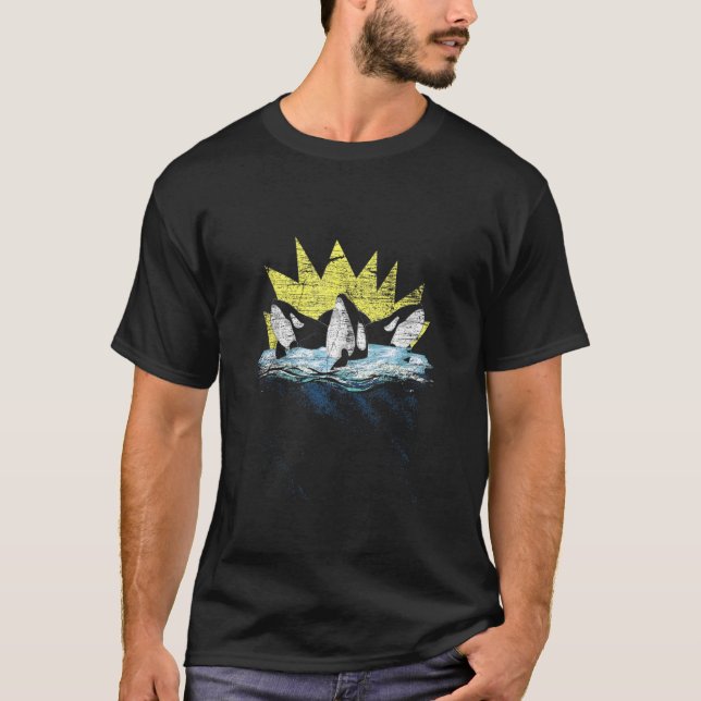 Camiseta Orca Animal Ocean Animal Killer Baleia Tanque Topo (Frente)