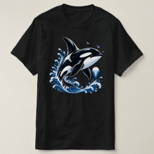 Camiseta Orca Baleia Onda Oceânica – Costa da Bale
