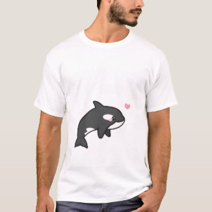 Camiseta Orca Bonita, Salve Os Pandas Do Mar Engraçado