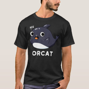 Camiseta Orca Cute Cat Orca Whale Pun