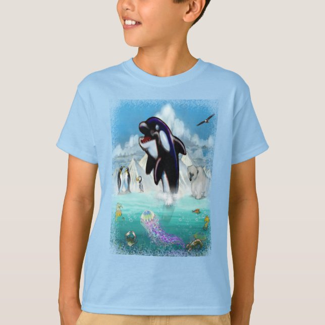 Camiseta Orca e Amigos (Frente)