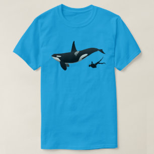 Camiseta Orca e Mergulhador