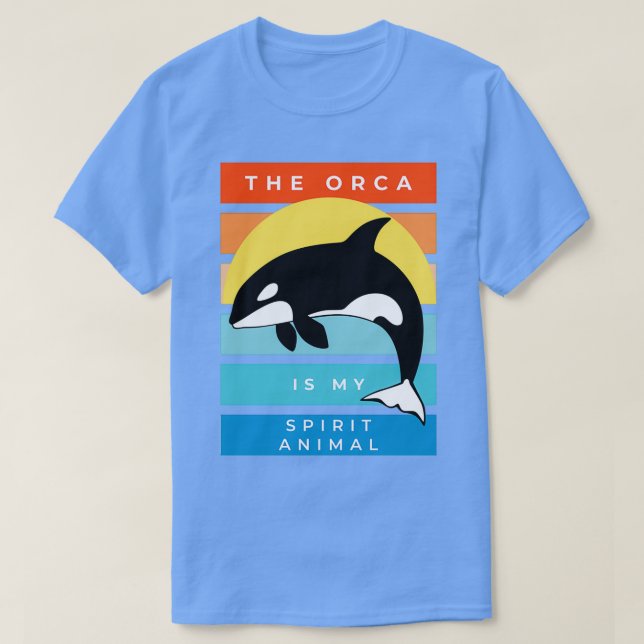 Camiseta Orca é o meu espirito 1 (Frente do Design)