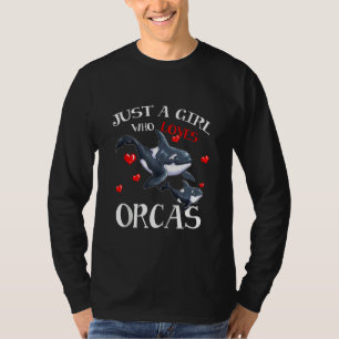 Camiseta Orca Fan Sea Animal Marine Mamíferos Apenas Uma Ra